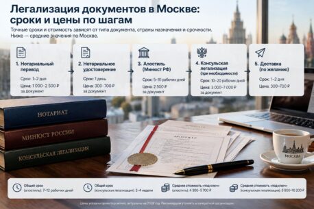 Легализация документов в Москве: сколько денег и времени уйдёт на каждом шаге