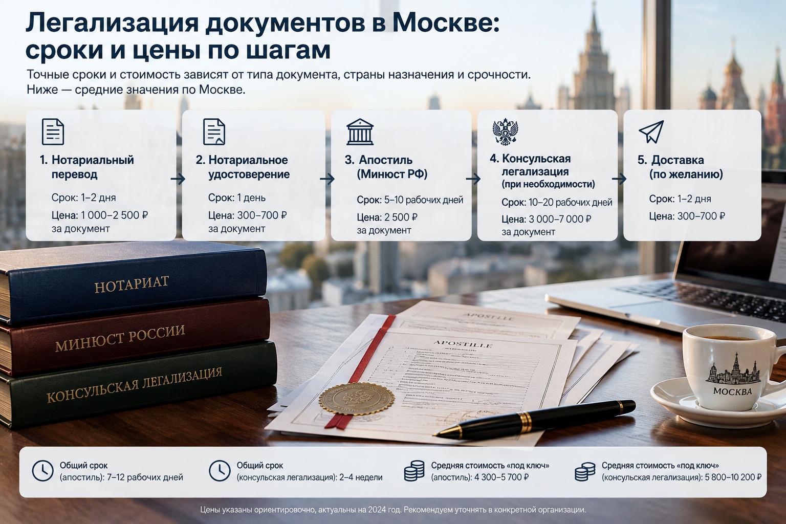 Легализация документов в Москве: сколько денег и времени уйдёт на каждом шаге