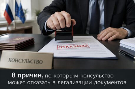 Почему консульство возвращает бумаги: 8 причин отказа в легализации документов