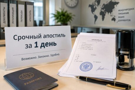Срочный апостиль за 1 день: миф или реальность?